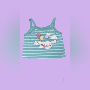 Sanrio Teal Striped Kids Camisole